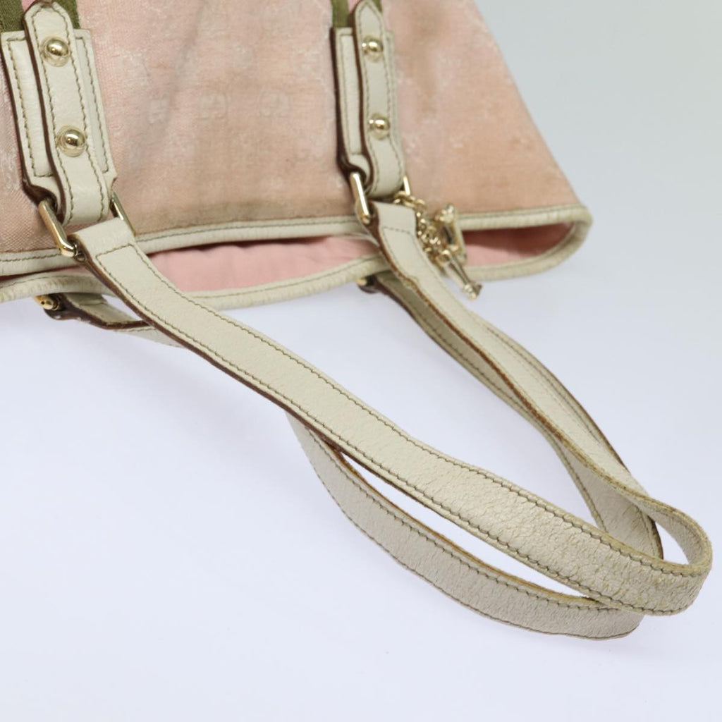 GUCCI GG Canvas Web Sherry Line Hand Bag 5Set Beige Pink black ki4367