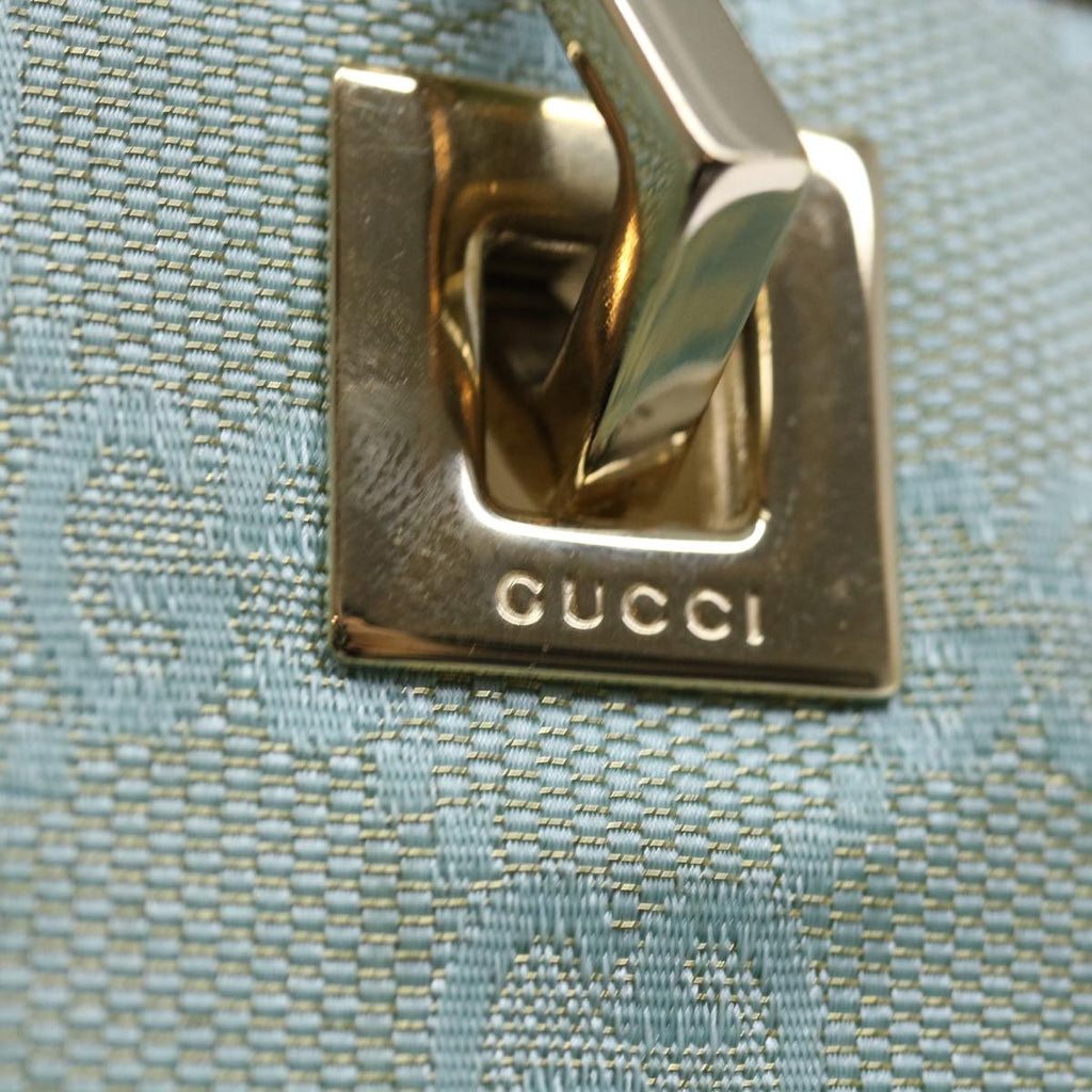 GUCCI GG Canvas Tote Bag Light Blue 002 1099 ki4373