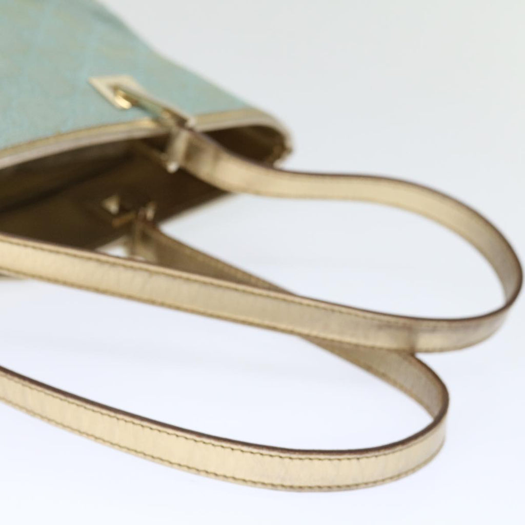 GUCCI GG Canvas Tote Bag Light Blue 002 1099 ki4373