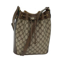 GUCCI GG Supreme Web Sherry Line Shoulder Bag Beige Red 41 02 034 ki4374