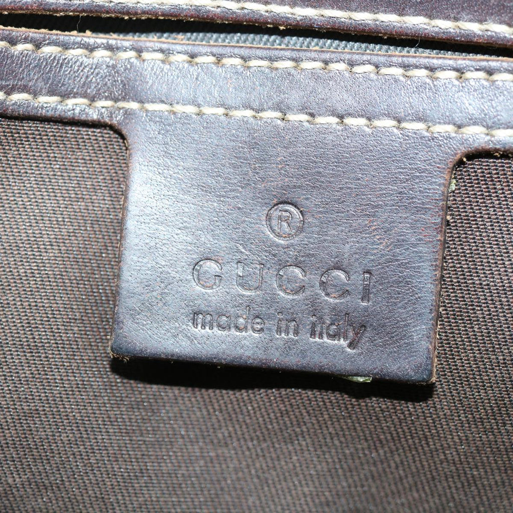 GUCCI GG Supreme Shoulder Bag PVC Beige 201447 ki4395