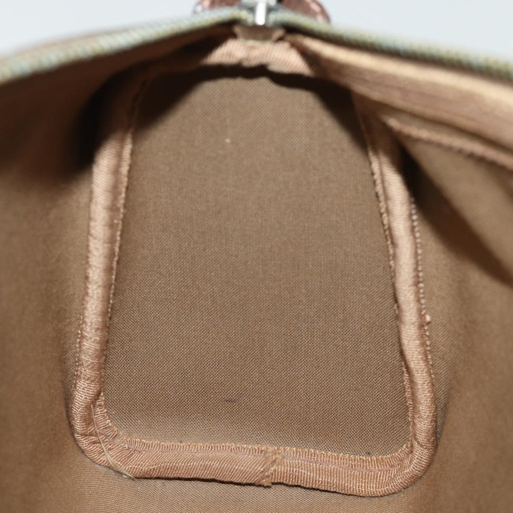 GUCCI GG Supreme Web Sherry Line Boston Bag PVC Beige Red Green ki4475
