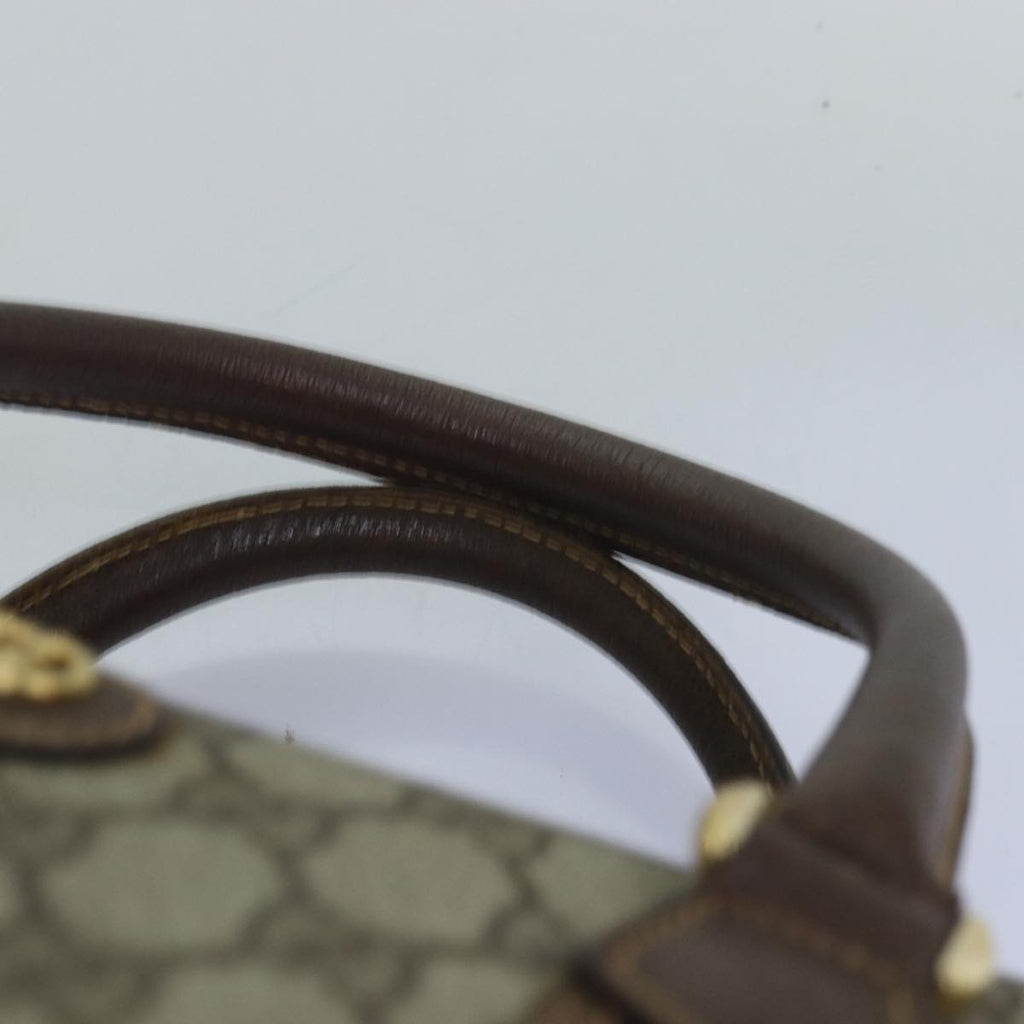 GUCCI GG Supreme Web Sherry Line Boston Bag PVC 2way Beige Red Green ki4476