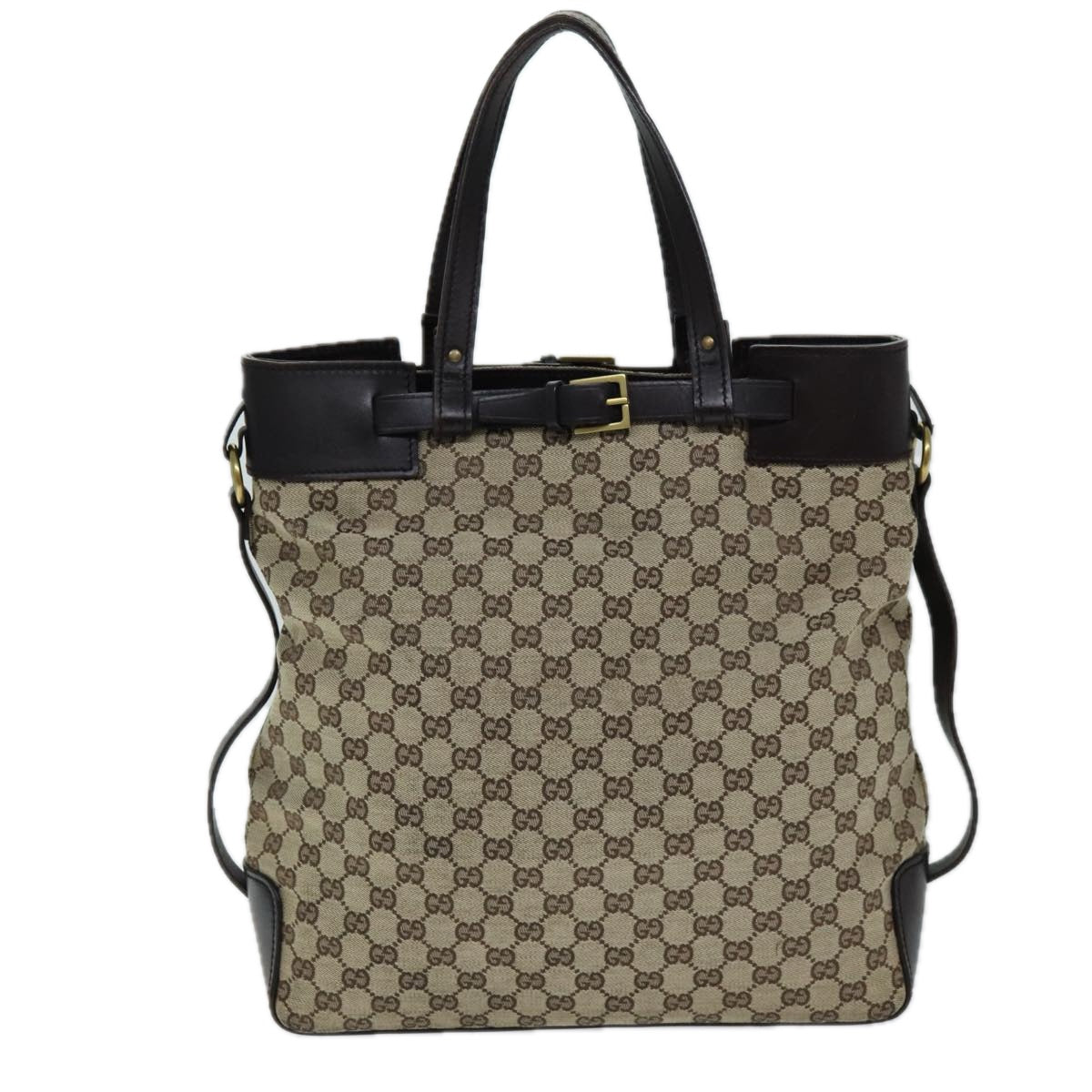 GUCCI GG Canvas Tote Bag Beige 107756 ki4479