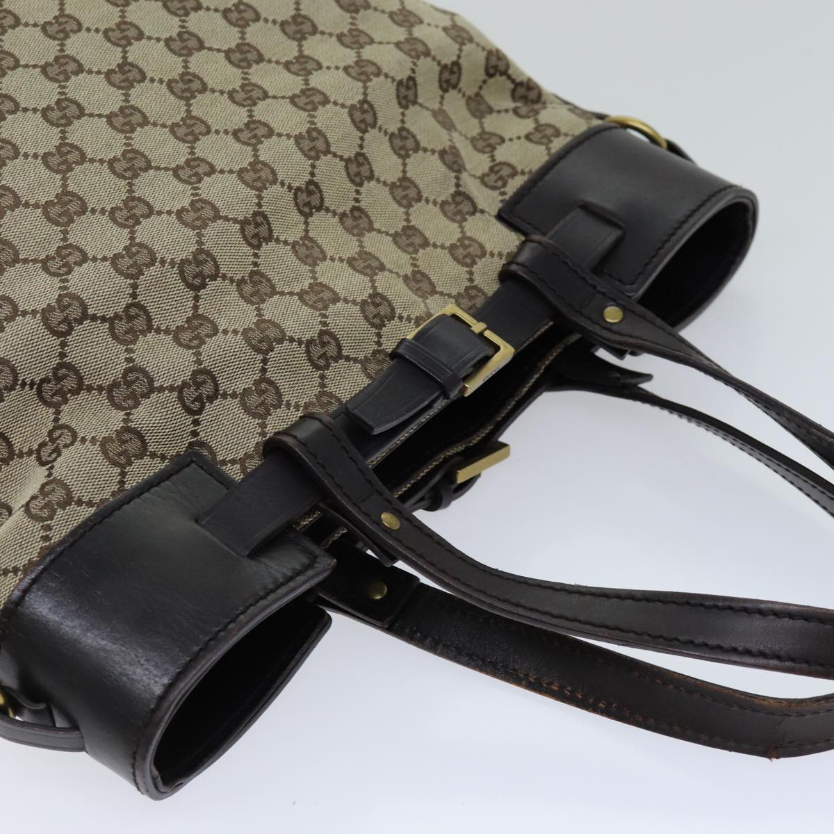 GUCCI GG Canvas Tote Bag Beige 107756 ki4479