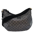 GUCCI GG crystal Shoulder Bag PVC Leather Black 181092 1669 ki4485