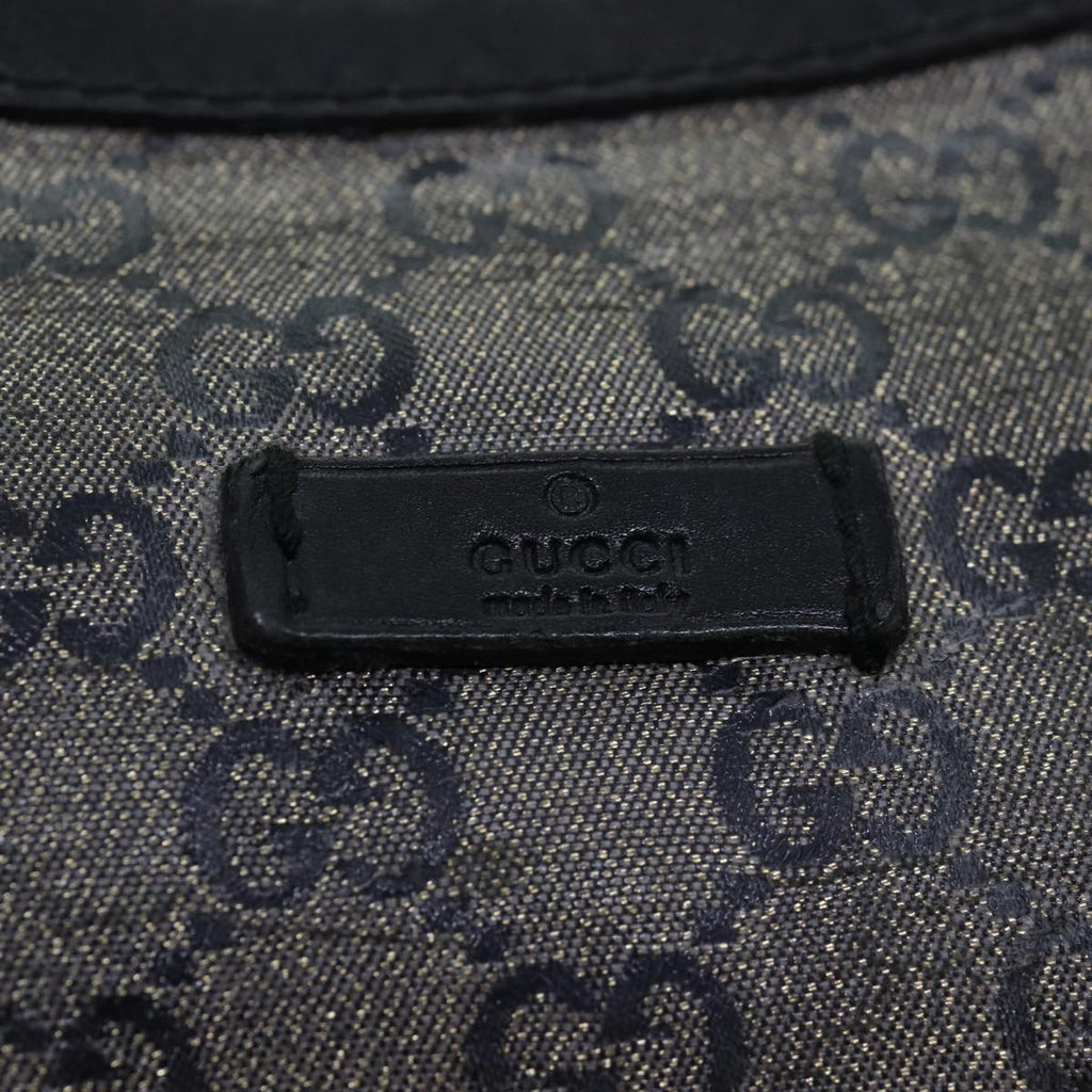GUCCI GG crystal Shoulder Bag PVC Leather Black 181092 1669 ki4485