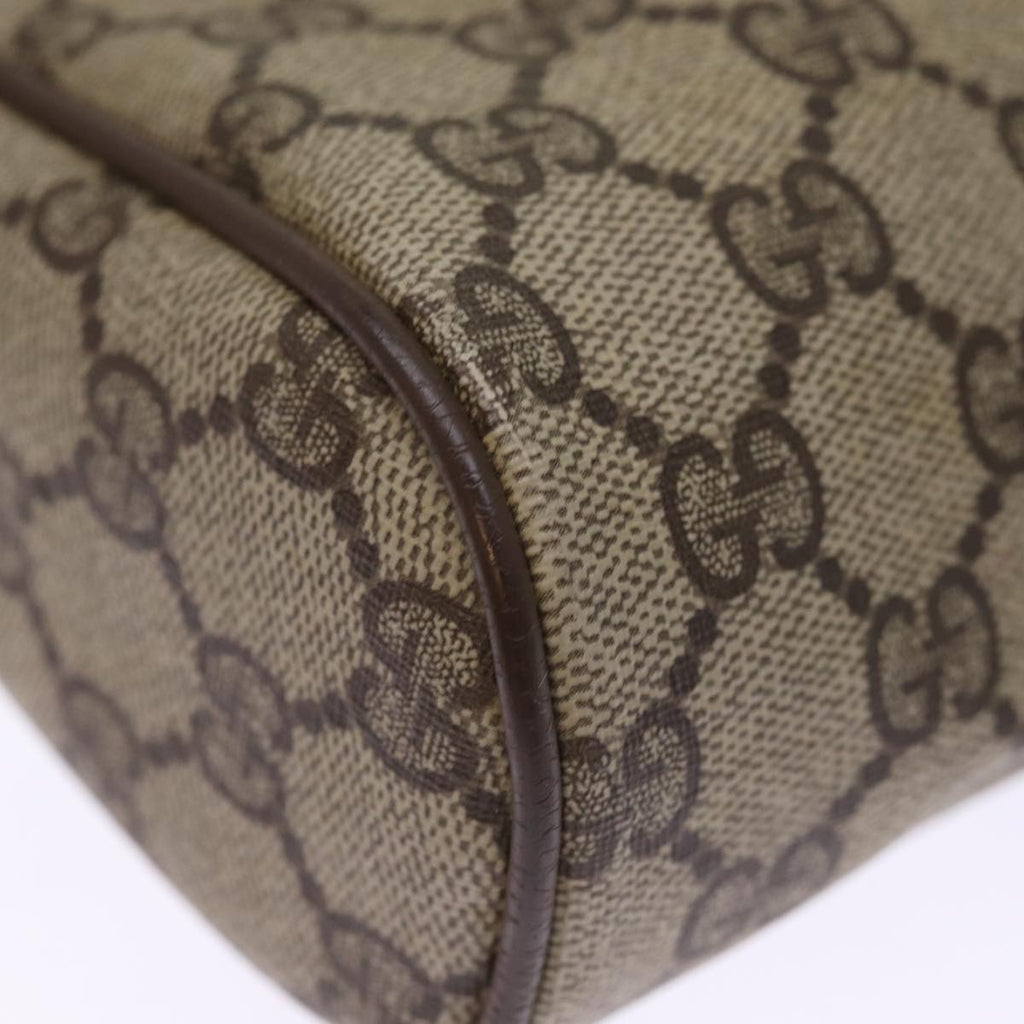 GUCCI GG Supreme Web Sherry Line Clutch Bag PVC Beige Red 89 01 012 ki4502
