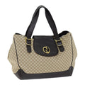 GUCCI Diamante Hand Bag Canvas Beige 251826 ki4519