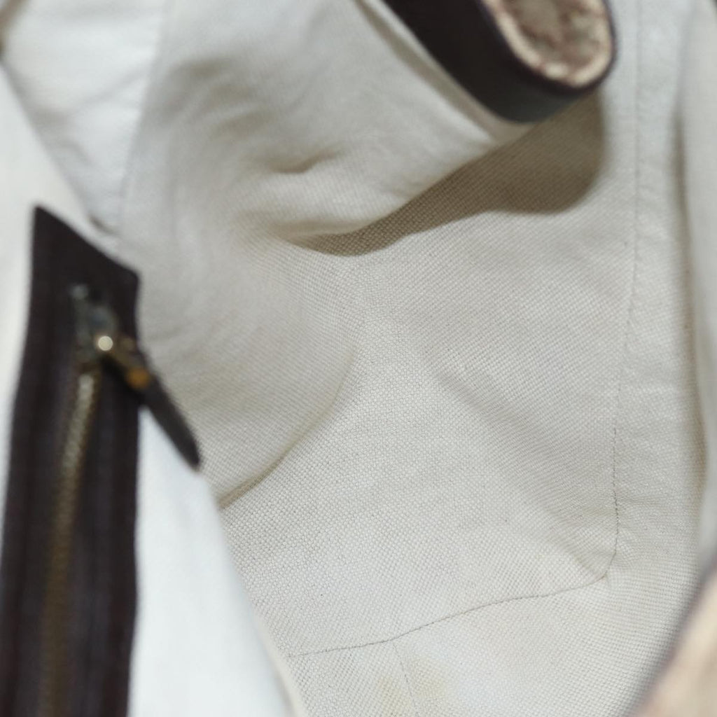 GUCCI Diamante Hand Bag Canvas Beige 251826 ki4519