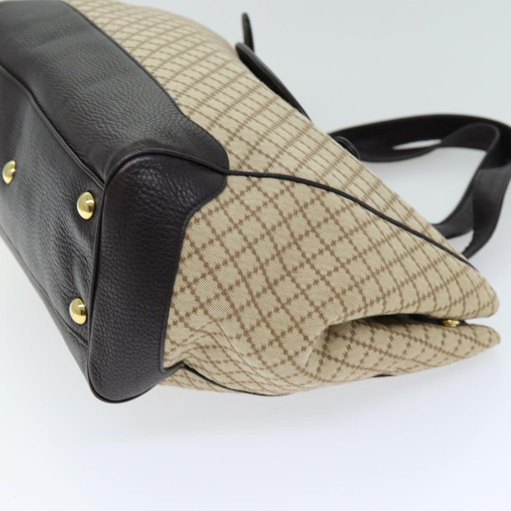 GUCCI Diamante Hand Bag Canvas Beige 251826 ki4519