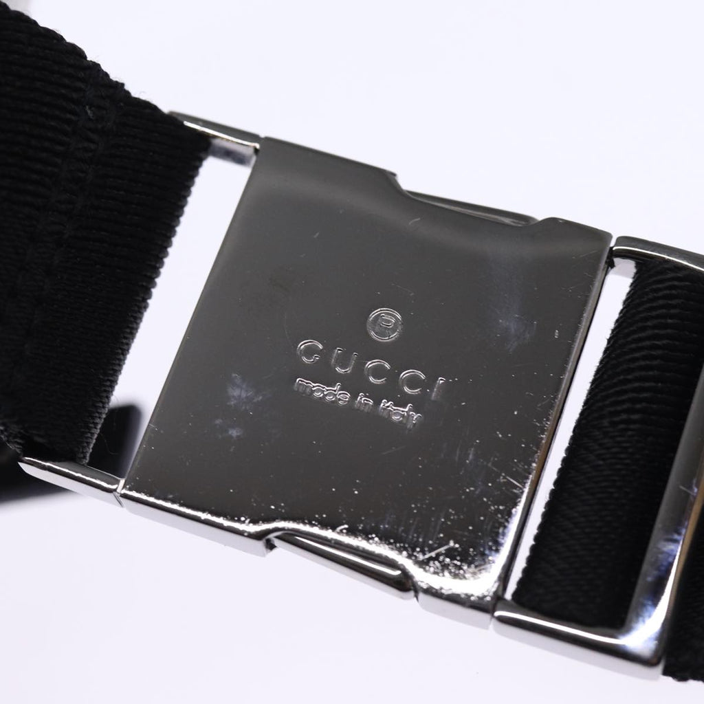 GUCCI GG Canvas Waist bag Black ki4520