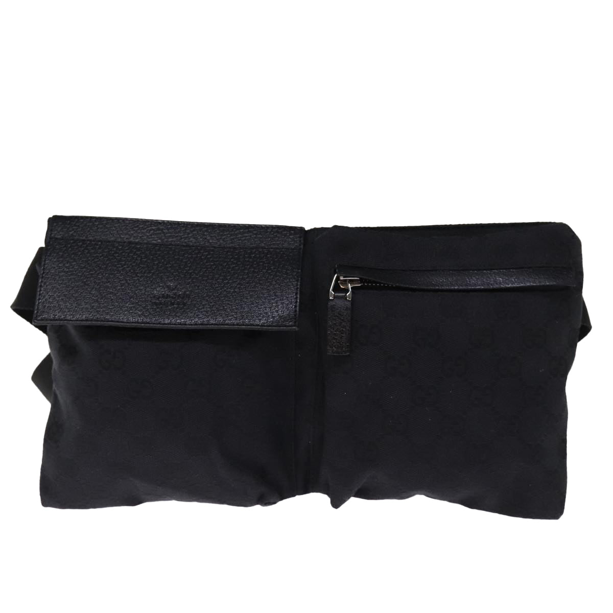 GUCCI GG Canvas Waist bag Black ki4520