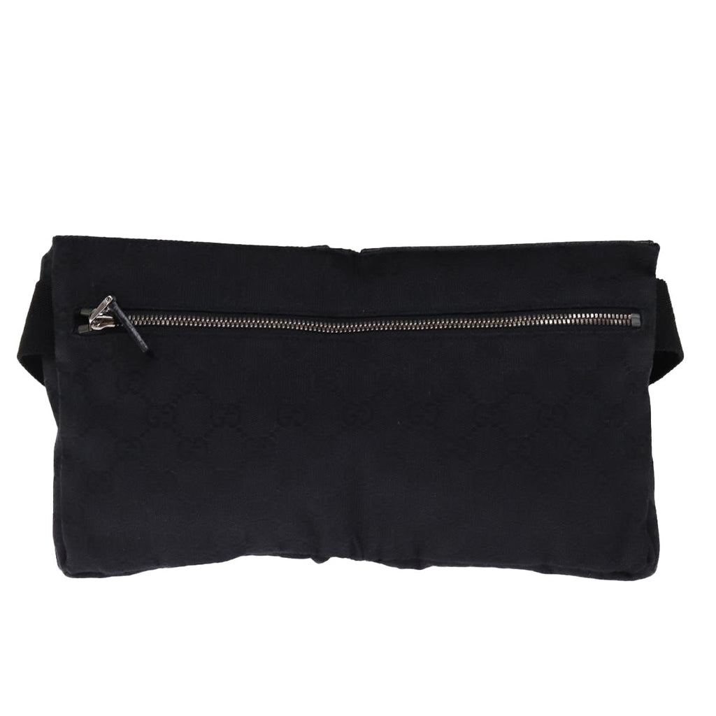 GUCCI GG Canvas Waist bag Black ki4520