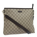GUCCI GG Supreme Shoulder Bag PVC Beige 388924 ki4557A