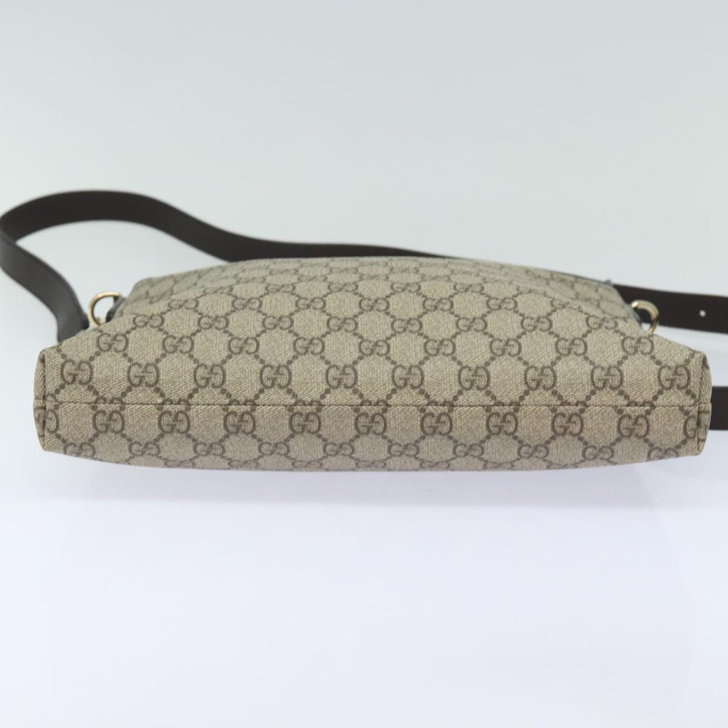GUCCI GG Supreme Shoulder Bag PVC Beige 388924 ki4557A