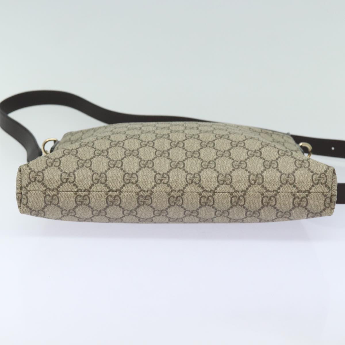 GUCCI GG Supreme Shoulder Bag PVC Beige 388924 ki4557A