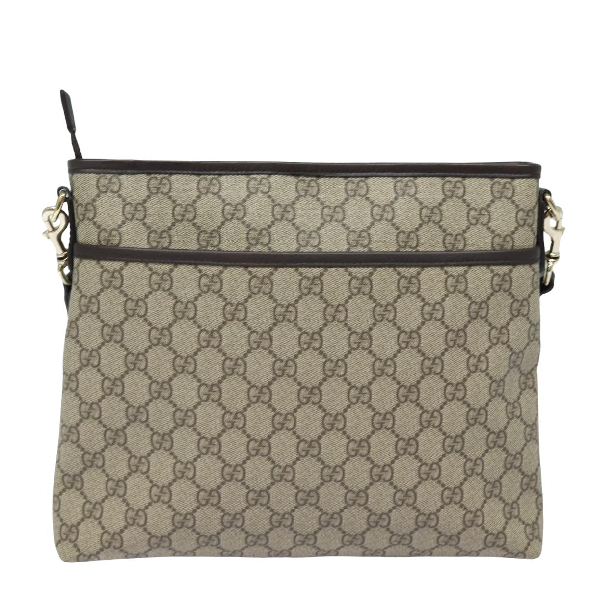 GUCCI GG Supreme Shoulder Bag PVC Beige 388924 ki4557A