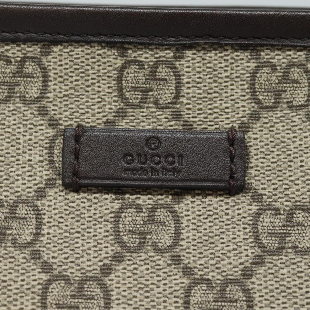 GUCCI GG Supreme Shoulder Bag PVC Beige 388924 ki4557A