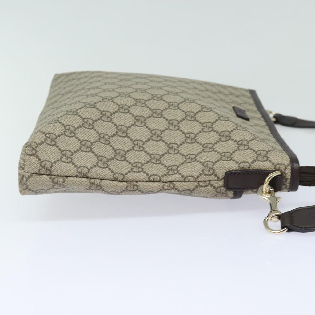 GUCCI GG Supreme Shoulder Bag PVC Beige 388924 ki4557A