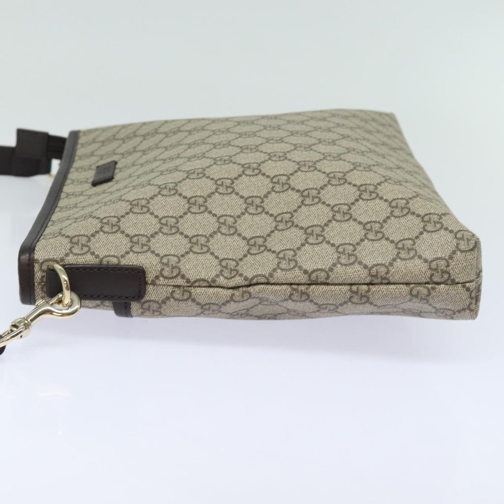 GUCCI GG Supreme Shoulder Bag PVC Beige 388924 ki4557A