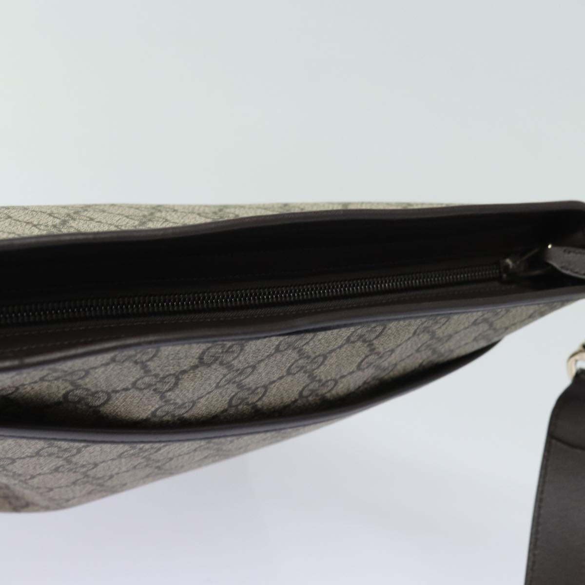 GUCCI GG Supreme Shoulder Bag PVC Beige 388924 ki4557A