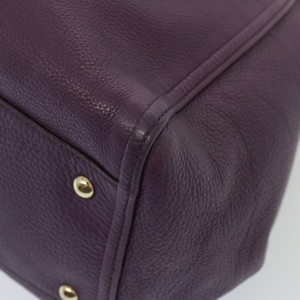 GUCCI Soho Interlocking Fringe Tote Bag Leather Purple 282309 ki4558
