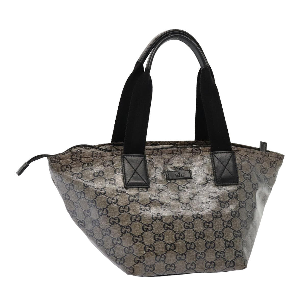GUCCI GG Crystal Tote Bag Black 131228 ki4586