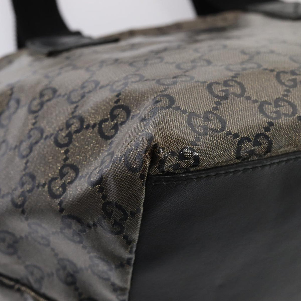 GUCCI GG Crystal Tote Bag Black 131228 ki4586
