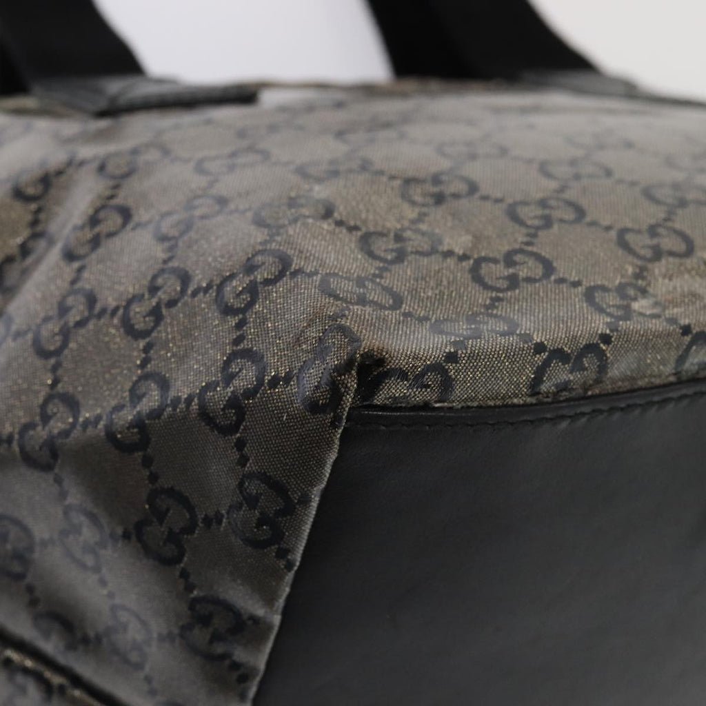 GUCCI GG Crystal Tote Bag Black 131228 ki4586