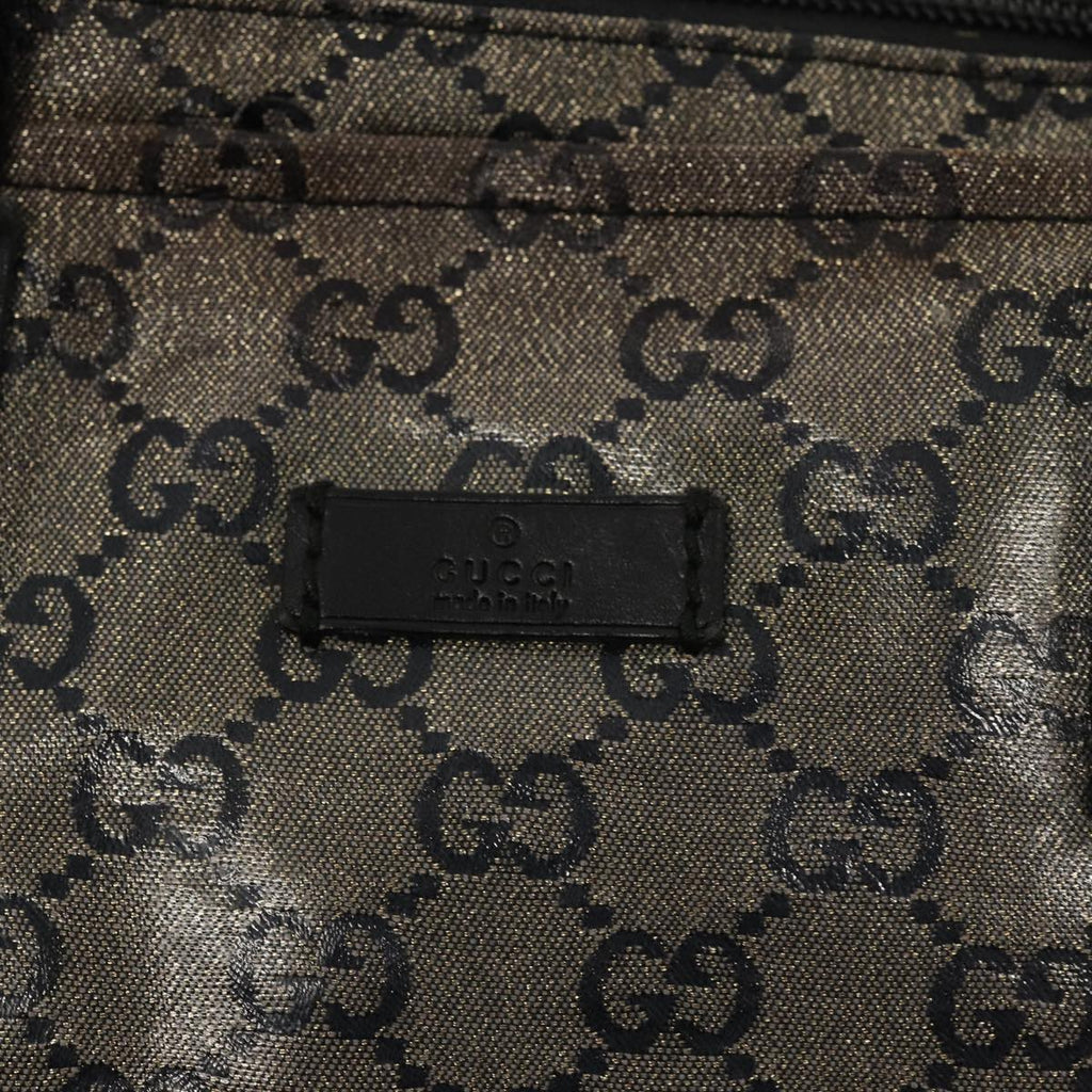 GUCCI GG Crystal Tote Bag Black 131228 ki4586