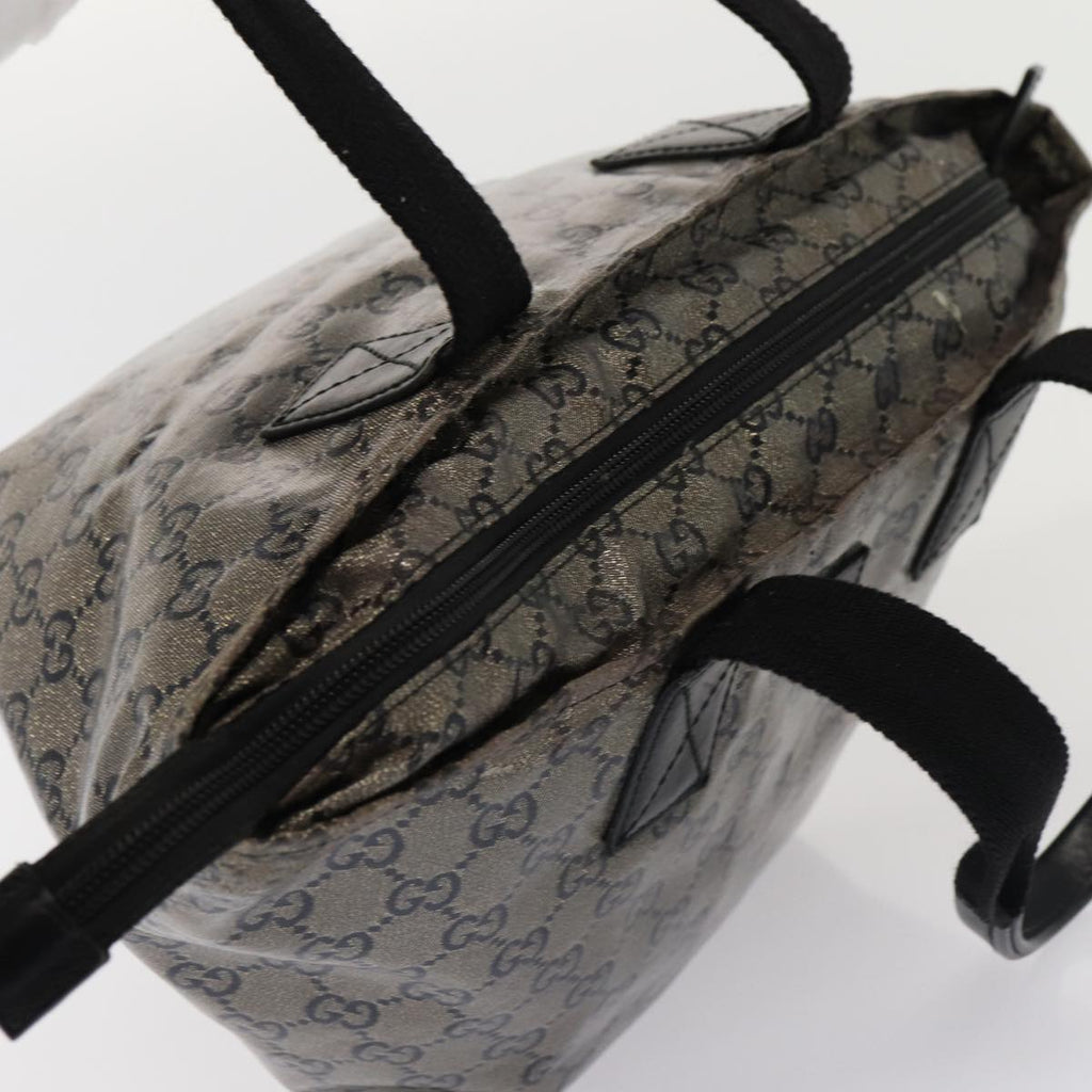 GUCCI GG Crystal Tote Bag Black 131228 ki4586