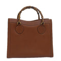 GUCCI Bamboo Diana Hand Bag Leather Brown 002 1186 0260 ki4618