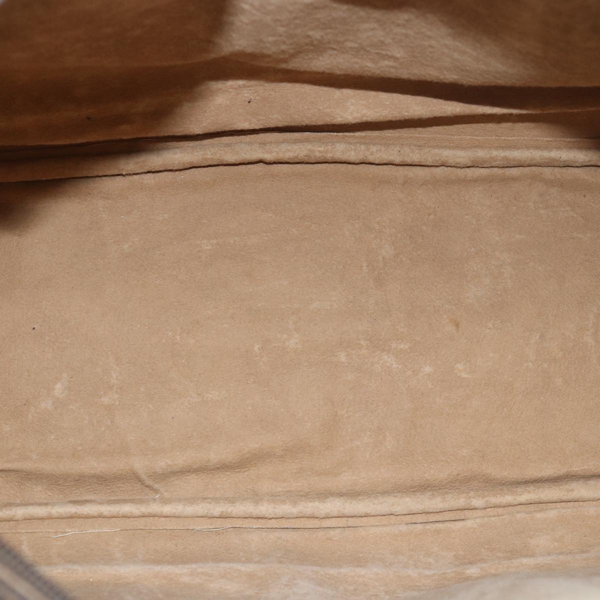 GUCCI GG Supreme Web Sherry Line Boston Bag PVC Leather Beige ki4633