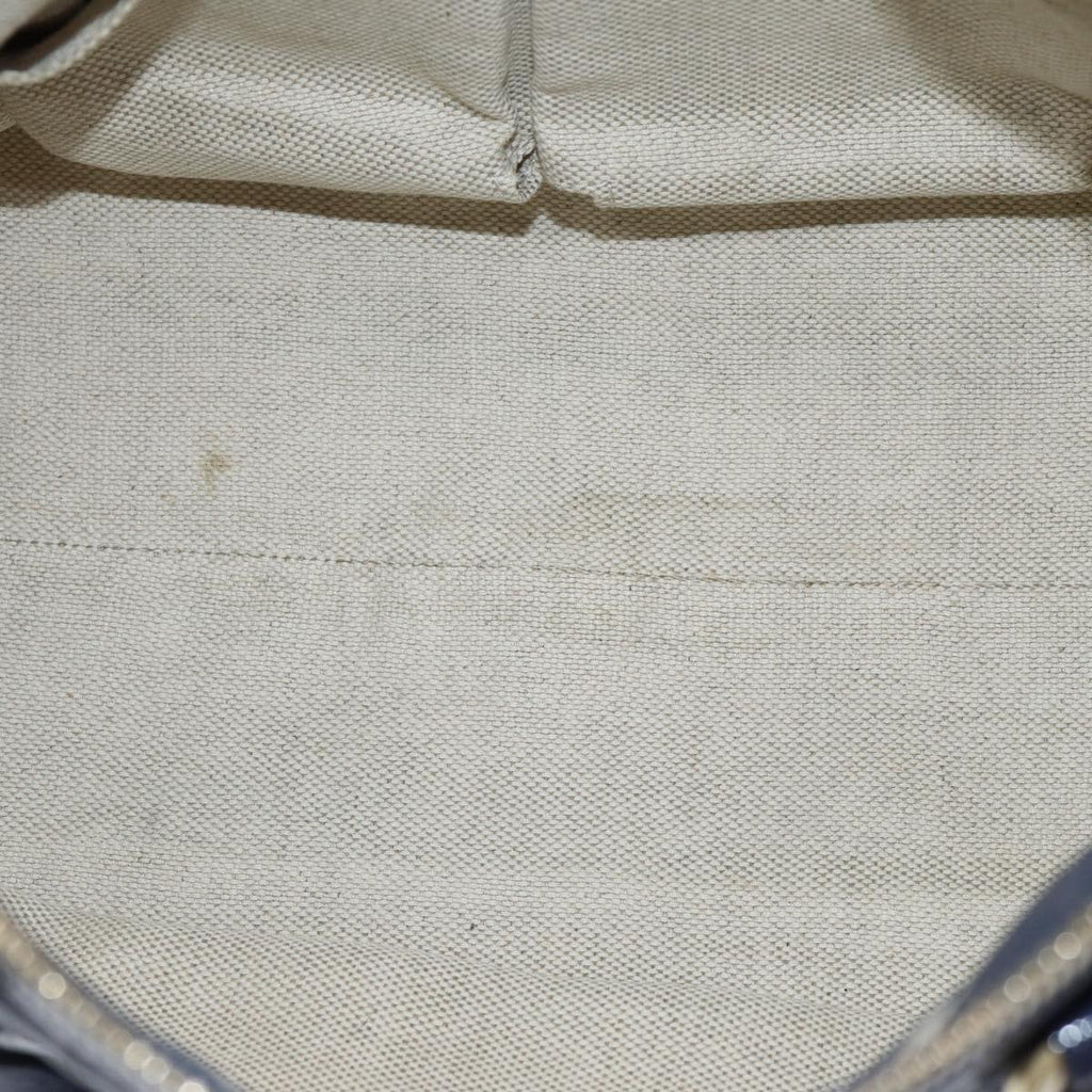 GUCCI Soho Tote Bag Enamel 2way Navy 308362 ki4673