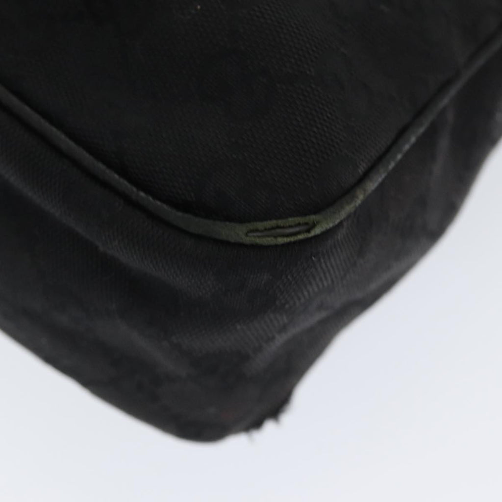 GUCCI GG Canvas Shoulder Bag Black 131211 ki4683