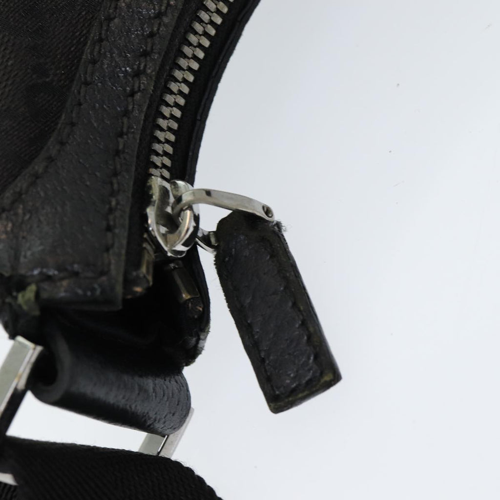 GUCCI GG Canvas Shoulder Bag Black 131211 ki4683