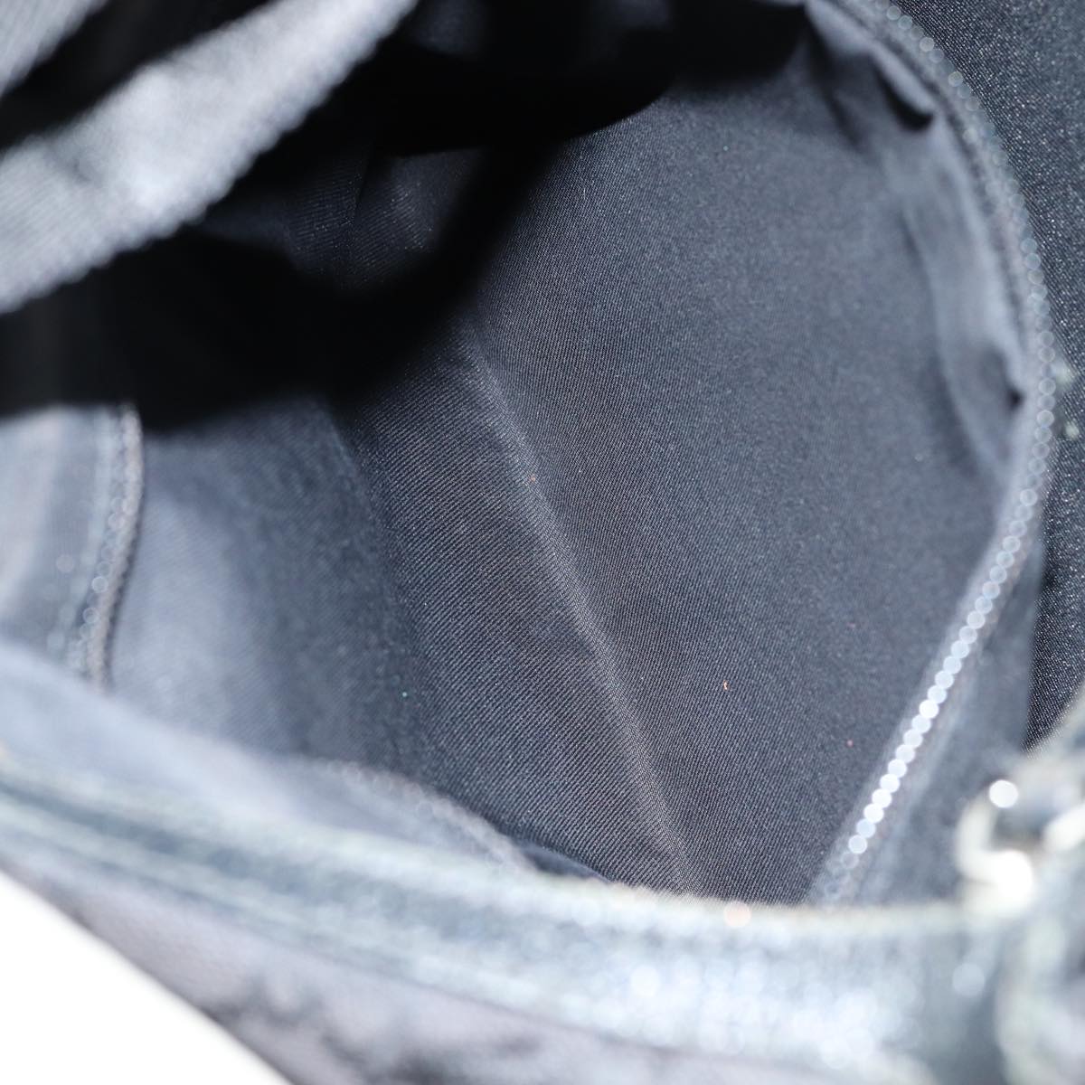 GUCCI GG Canvas Shoulder Bag Black 131211 ki4683
