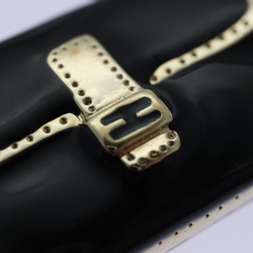 FENDI Mamma Baguette Motif Charm Black ki4706