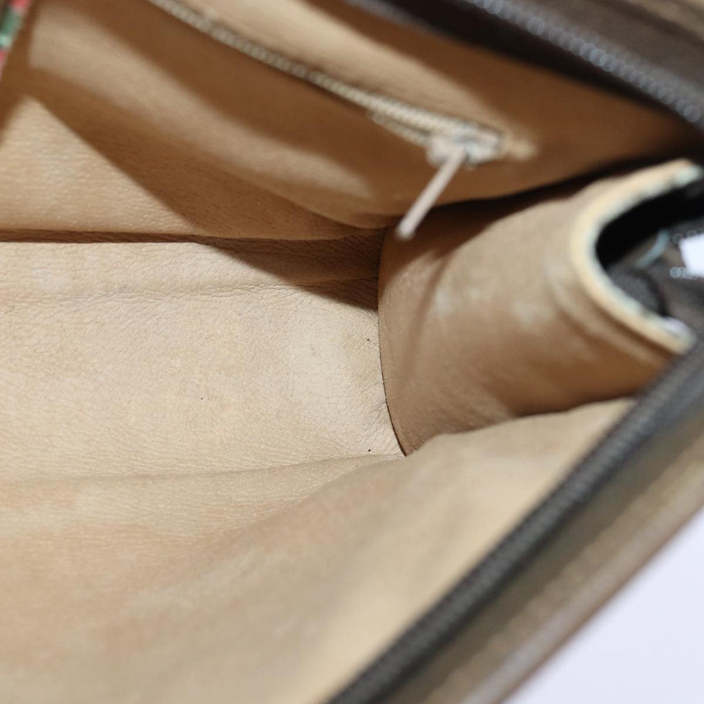 GUCCI GG Supreme Clutch Bag PVC Beige 111 01 037 ki4721
