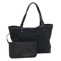 GUCCI GG Canvas Tote Bag Black Gold 247209 ki4735