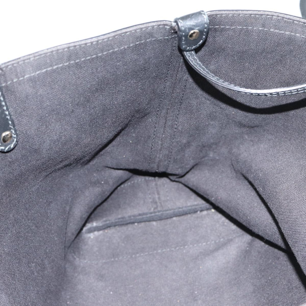 GUCCI GG Canvas Tote Bag Black Gold 247209 ki4735