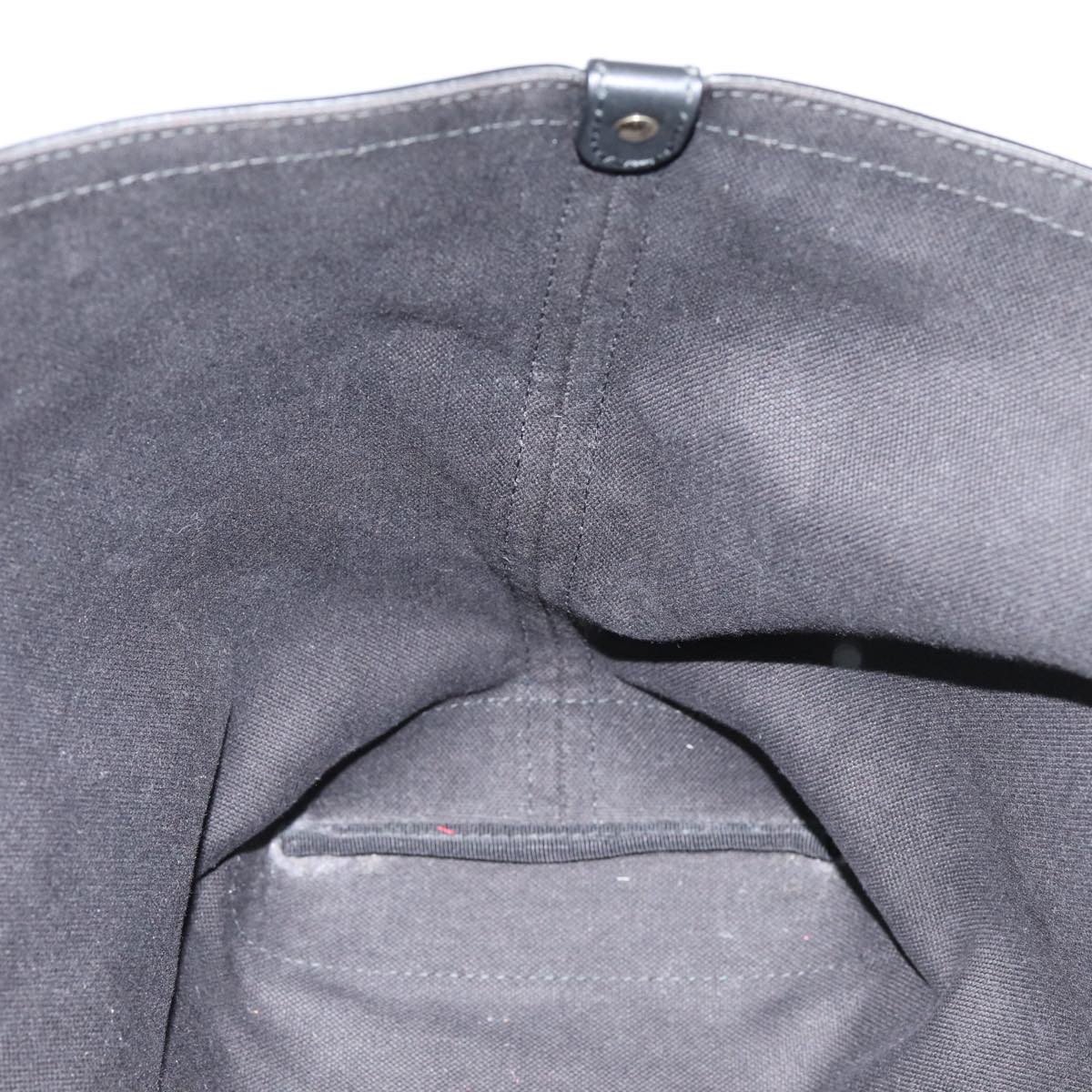 GUCCI GG Canvas Tote Bag Black Gold 247209 ki4735