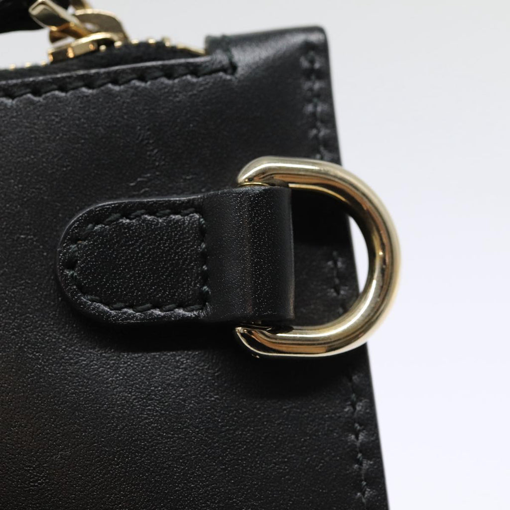 GUCCI GG Canvas Tote Bag Black Gold 247209 ki4735
