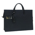 GUCCI GG Canvas Business Bag Black Silver 015 3708 ki4743