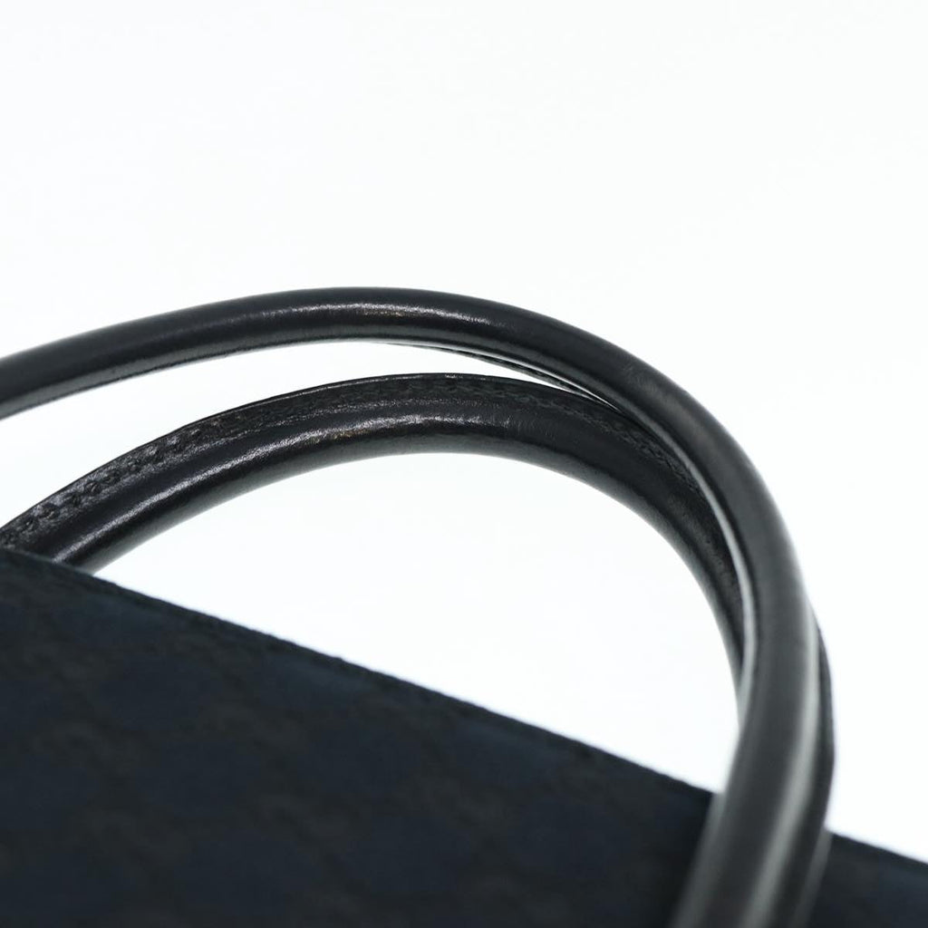 GUCCI GG Canvas Business Bag Black Silver 015 3708 ki4743