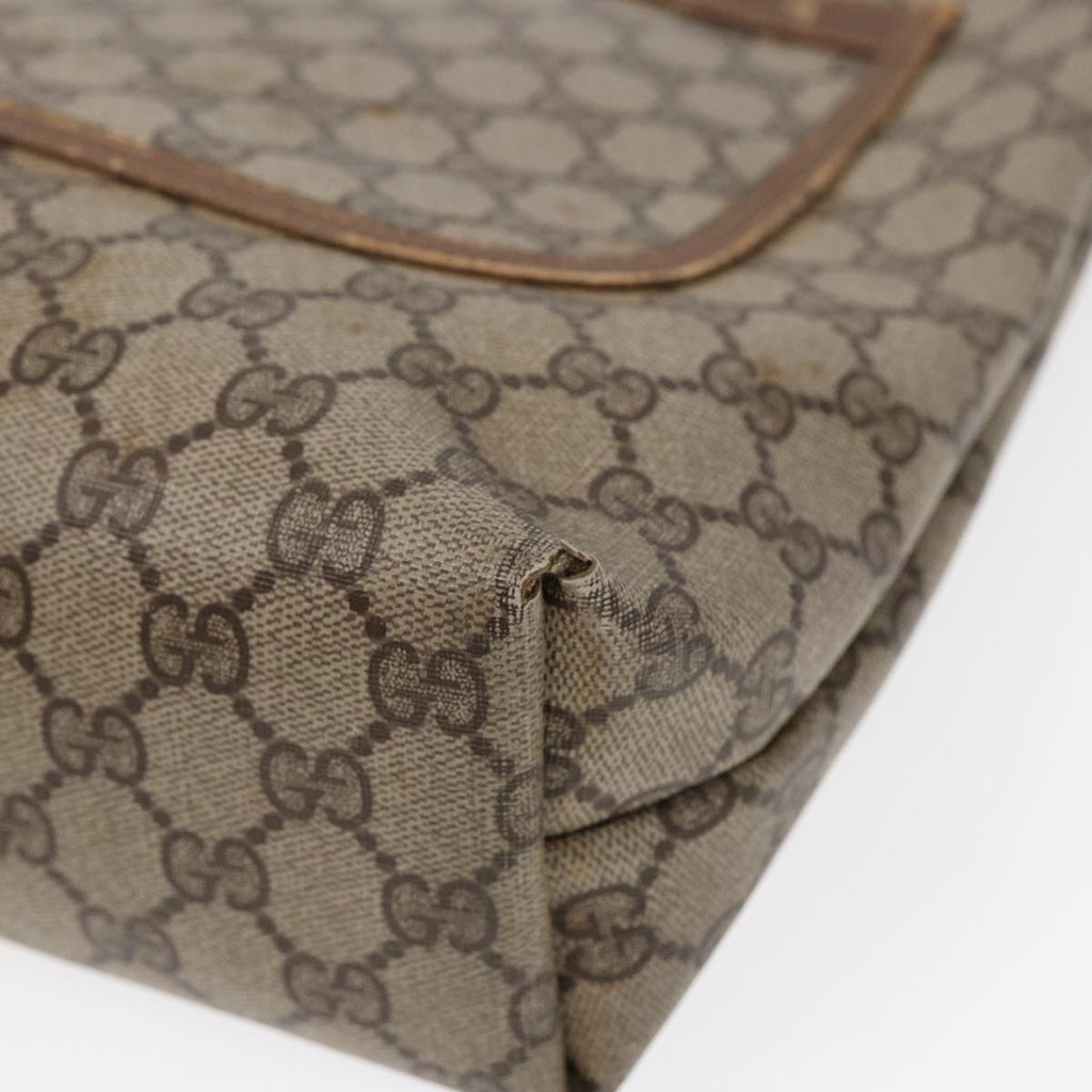 GUCCI GG Supreme Web Sherry Line Tote Bag PVC Beige Red 40 02 003 ki4755