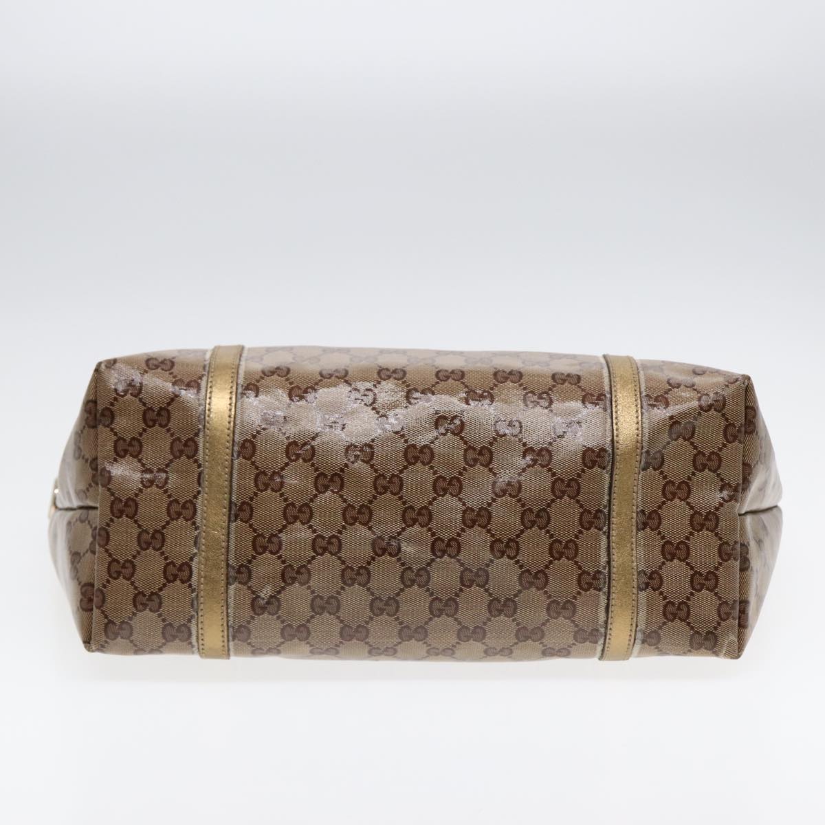 GUCCI GG Crystal Tote Bag Gold Tone Gold 197958 ki4759