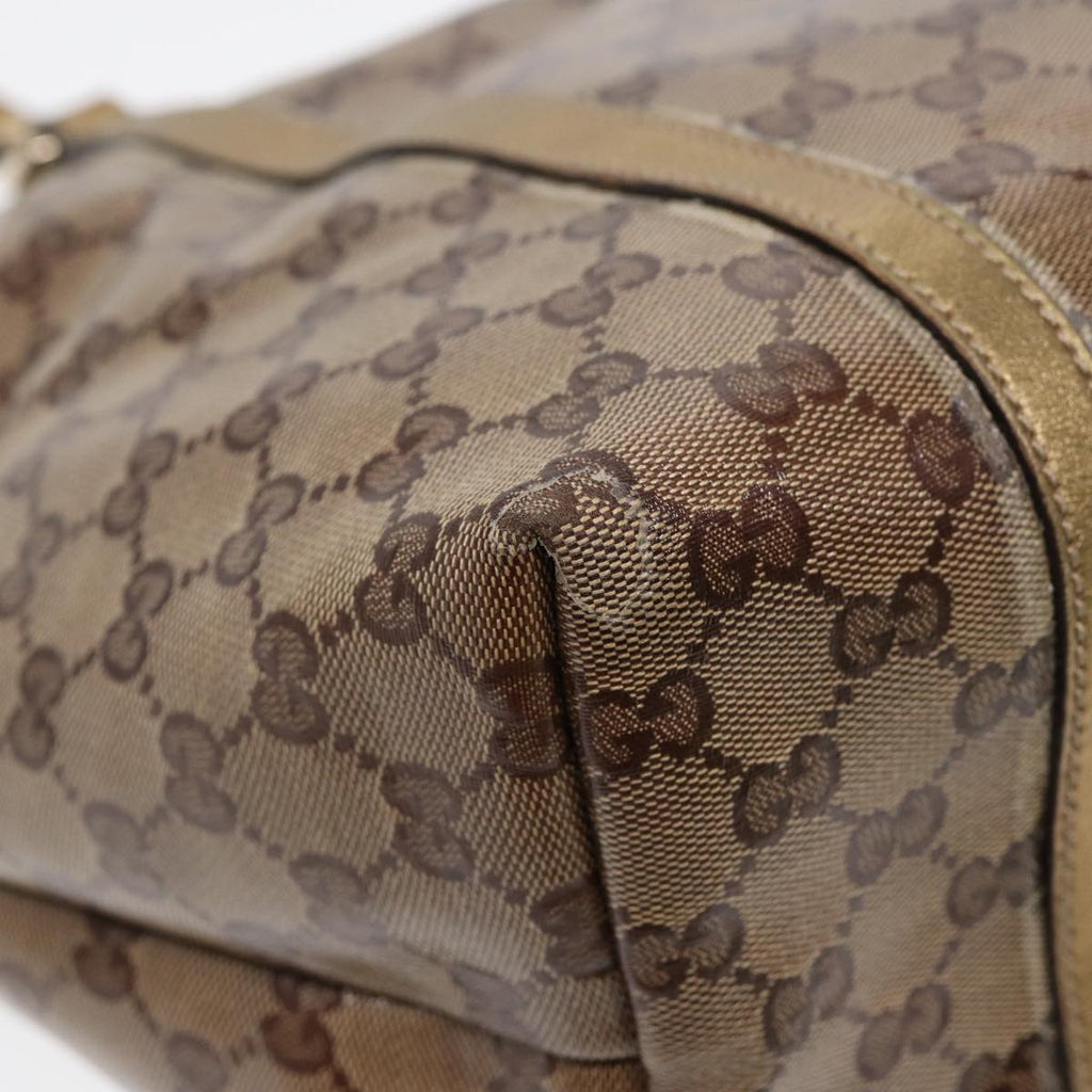 GUCCI GG Crystal Tote Bag Gold Tone Gold 197958 ki4759