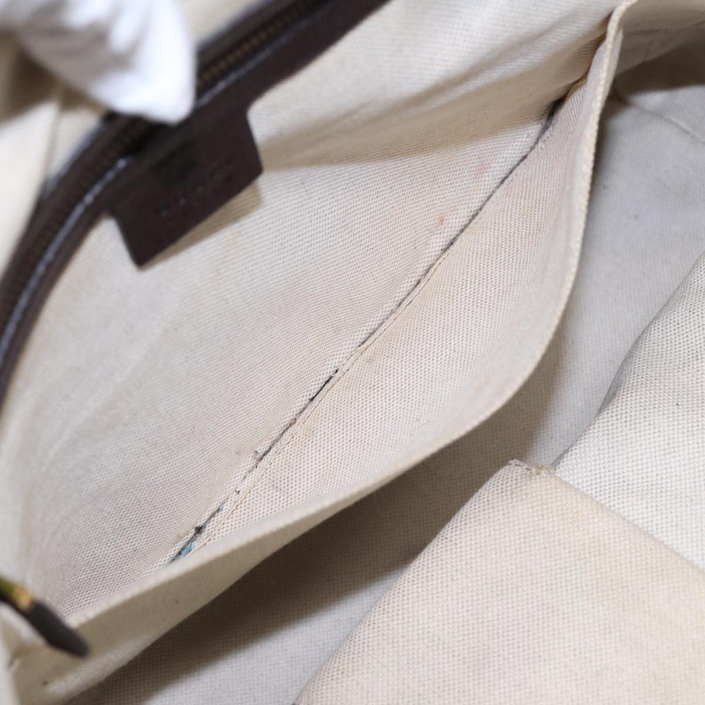 GUCCI Diamante Hand Bag Canvas Beige Gold 251826 ki4830